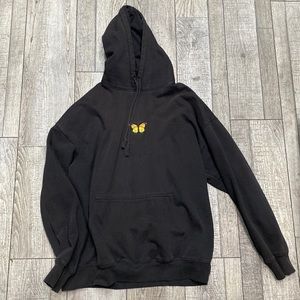 Brandy Melville butterfly oversized hoodie